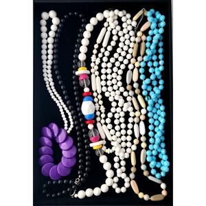 Bold Statement Necklaces and Bracelets - Purple Blue and More